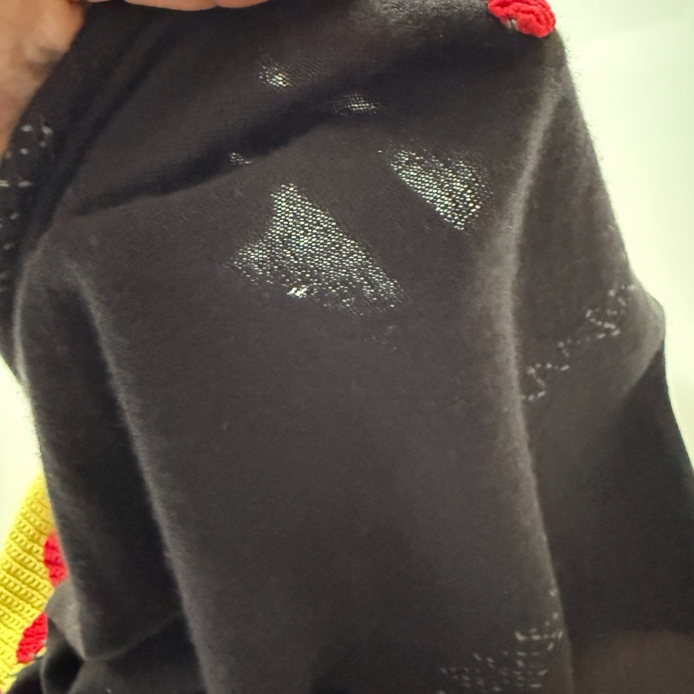 J. Crew Collections Black Sequin Button Up Shirt … - image 8